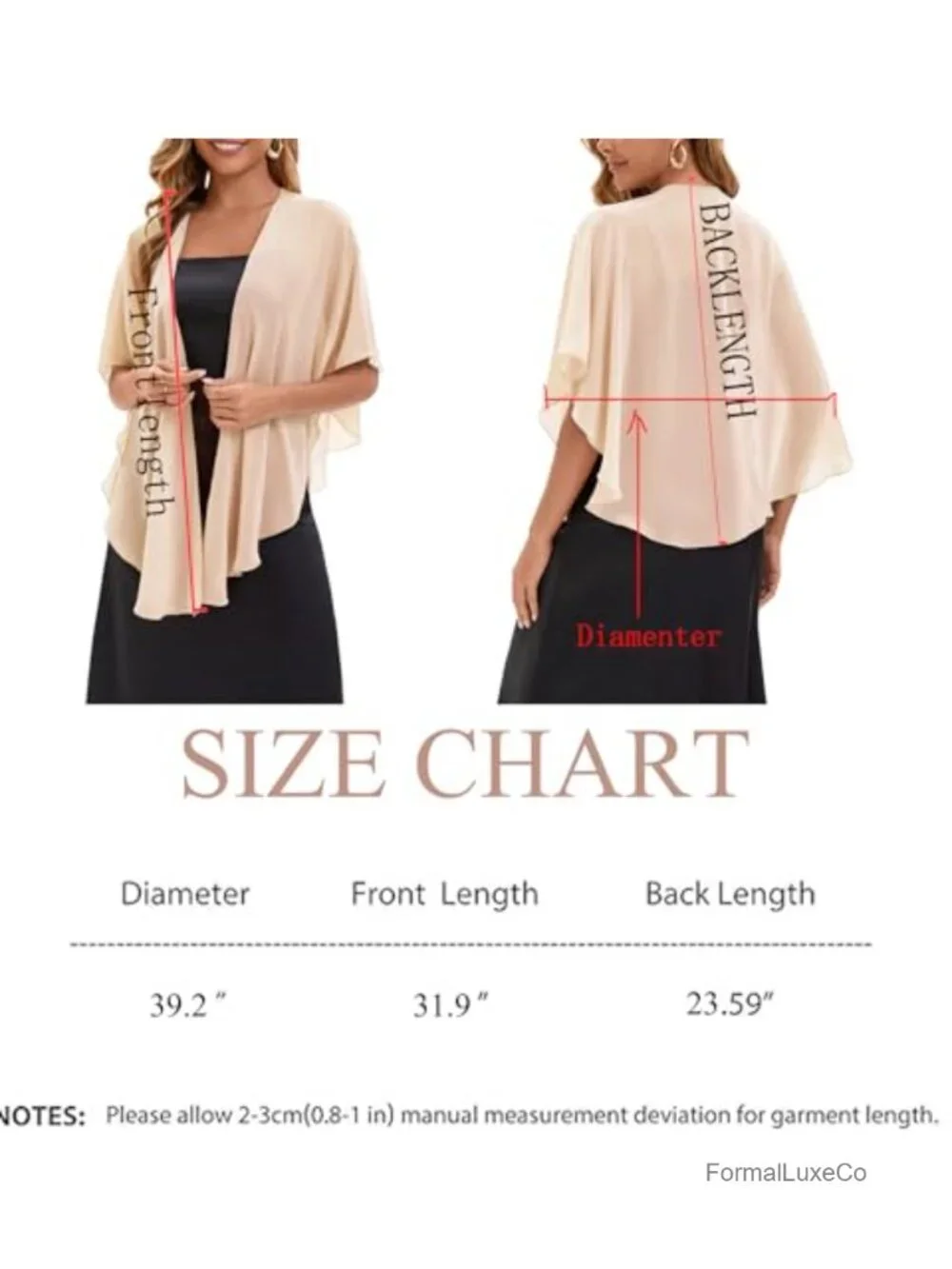 Chiffon Shawl Evening Scarf Wraps for Women Wedding Party Bridal Cover Up